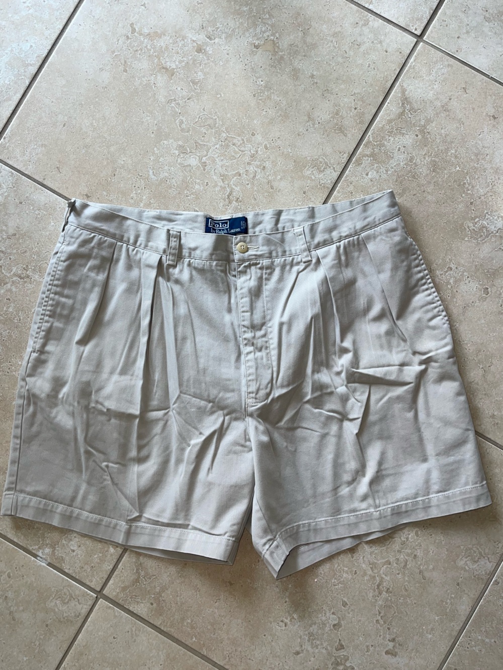 Ralph Lauren pleated short inseam Andrew Shorts